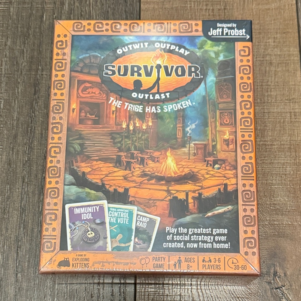 NWT Outwit Outplay Outlast Survivor Board Game
